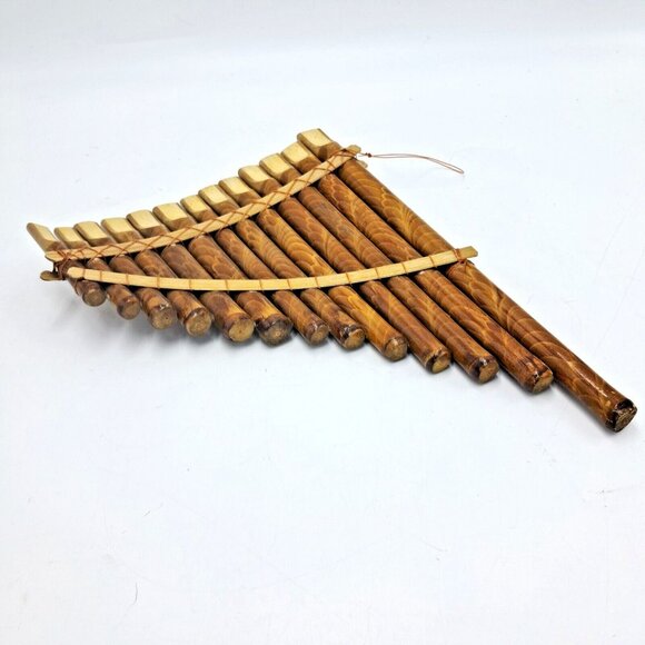 Bamboo Handflute Pan Pipes-Hand Made - Picture 2 of 9